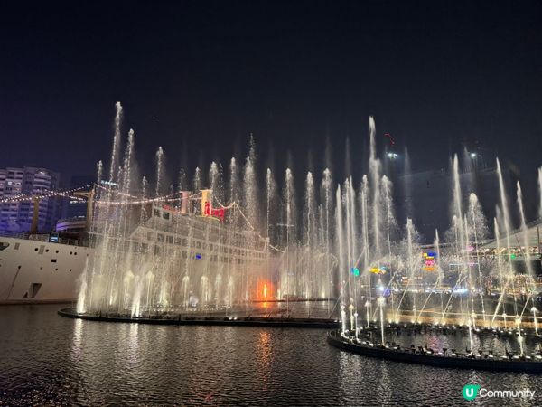 海上世界噴泉表演
