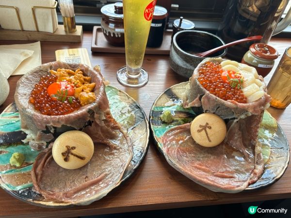京都嵐山超爆好食和牛海鮮丼😋❤️