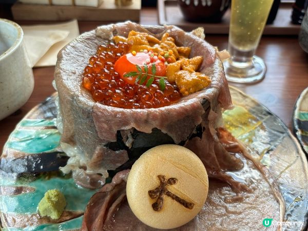 京都嵐山超爆好食和牛海鮮丼😋❤️