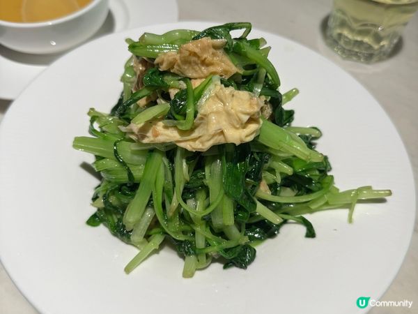 片皮鴨，炒通菜，糖醋肉