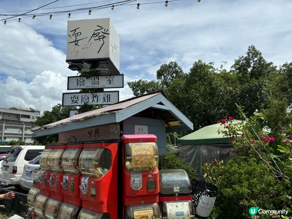 台灣嘉義｜廢溫室Greenhouse café，真的是在超大型溫室森林裡吃飯？！