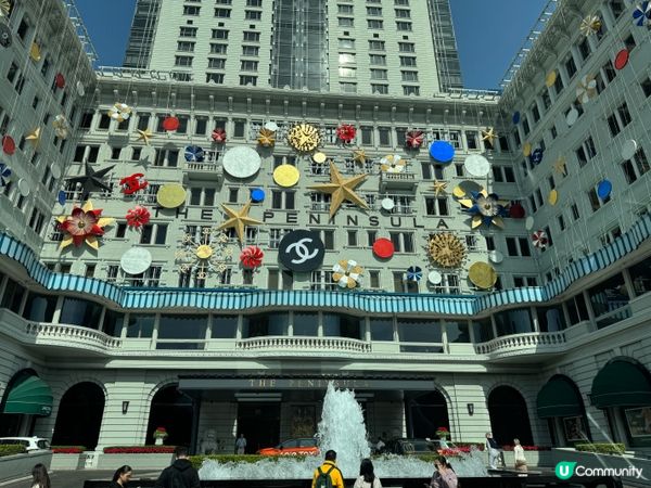 尖沙咀半島酒店聖誕裝飾🧡🧡