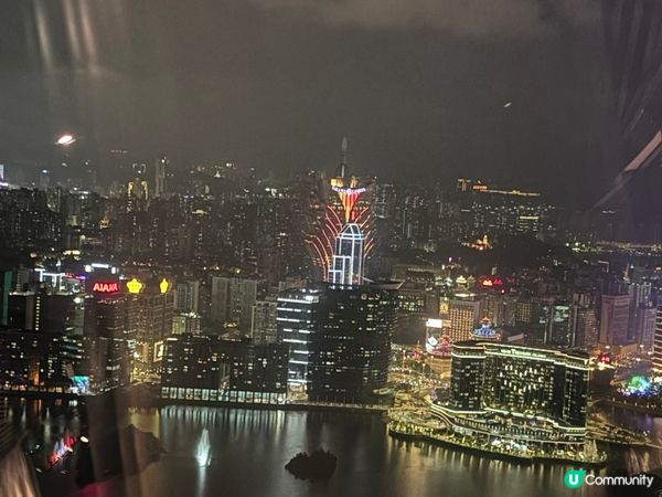 澳門/🇲🇴旋轉餐廳食住嘢望盡全城靚景🌙✨