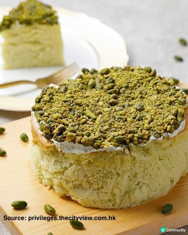 $100有找❣️開心果芝士蛋糕約1磅重｜城景國際酒店優惠