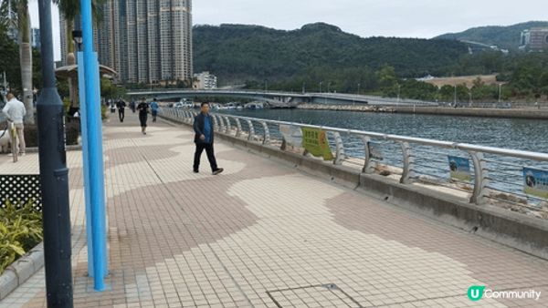 將軍澳海濱公園有海邊有單車徑好多小狗週圍走仲有跑步機