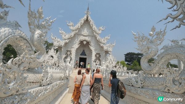 泰國清邁白廟，長頸族，文青cafe