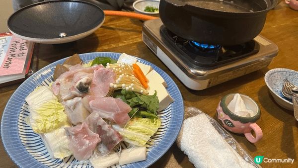 去到日本食河豚料理