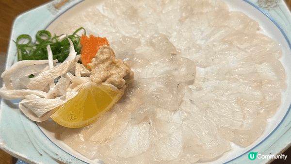 去到日本食河豚料理