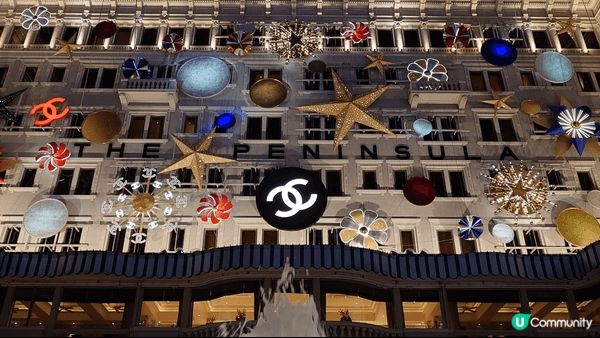 尖沙咀聖誕好去處- 尖沙咀中心燈飾、半島中心外牆+聖誕樹、Y...