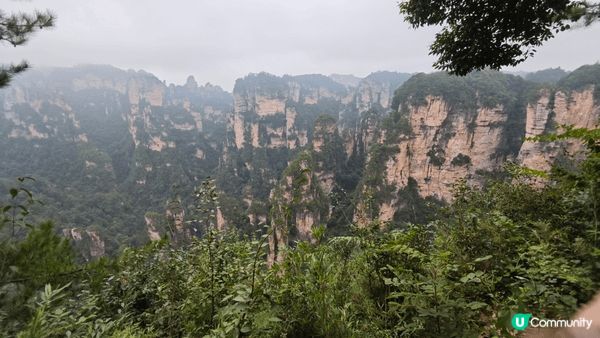 在旅遊淡季遊覽湖南張家界國家森林公園，不會很擠擁，可惜當日早...