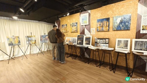 呢張相就係喺美麗華廣場2期嗰個細畫展度影嘅，成個場好chil...