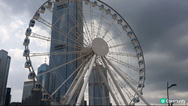 中環摩天輪， 可高處望維港兩岸景色， 亦可乘搭渡海小輪遊覽 ...
