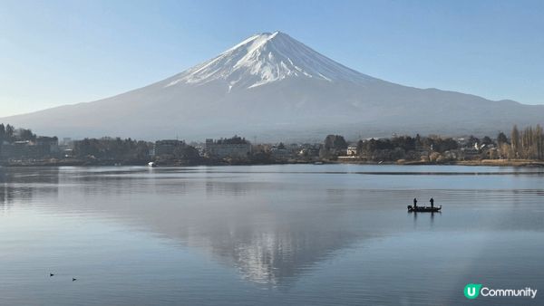 好好運可以睇到富士山的美景，真係好壯觀好靚。