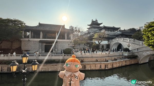 聖誕假期間去了廣州玩，去了永慶坊，坐上船遊珠江欣賞廣州塔！
