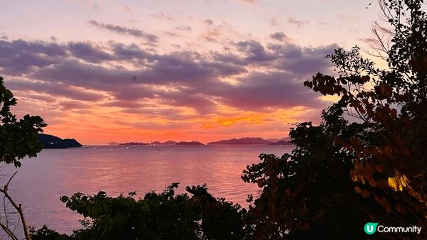 黃昏美景照，讓人可以忘記一天的疲倦。