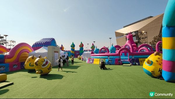 西九文化區，大型吹氣彈床樂園，The Big Bounce，...