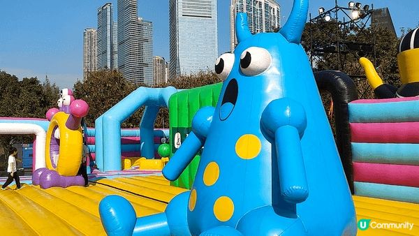 西九文化區，大型吹氣彈床樂園，The Big Bounce，...