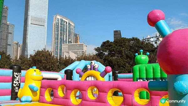 西九文化區，大型吹氣彈床樂園，The Big Bounce，...