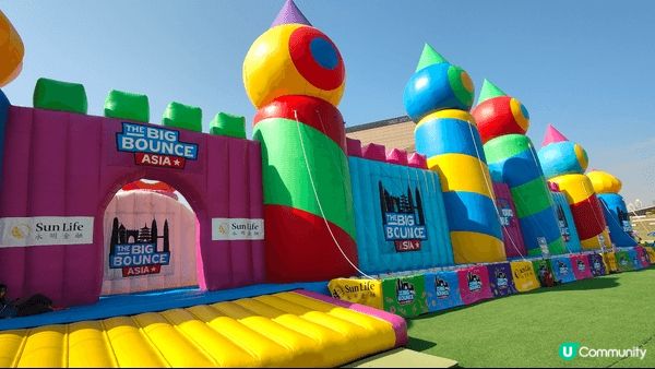 西九文化區，大型吹氣彈床樂園，The Big Bounce，...