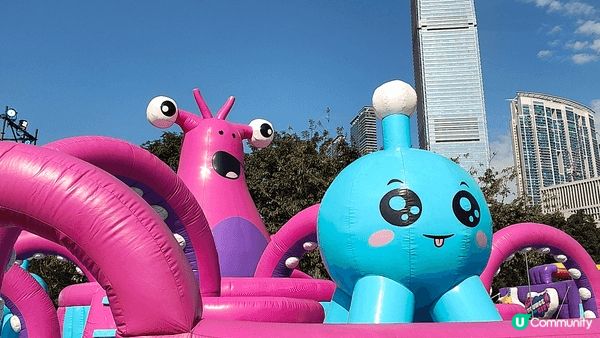 西九文化區，大型吹氣彈床樂園，The Big Bounce，...