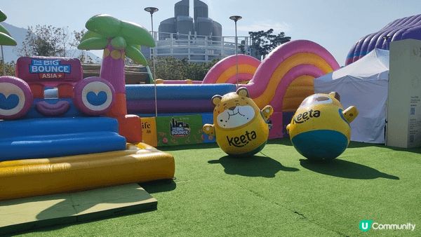 西九文化區，大型吹氣彈床樂園，The Big Bounce，...
