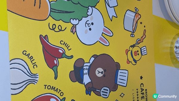 同媽媽去BROWN & FRIENDS CAFE & BIS...