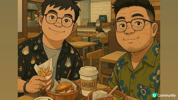 用ai app去整咗你三幅圖，睇落去真係好cute