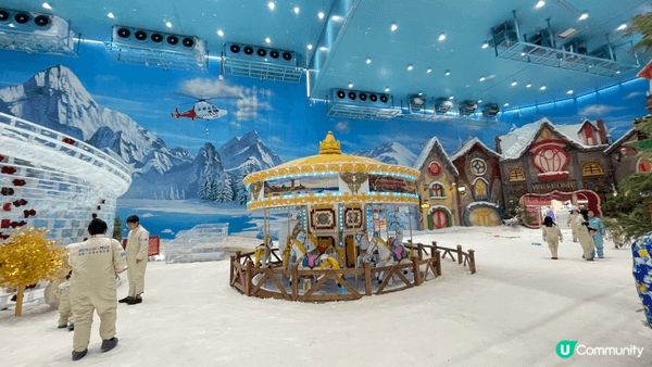 放假北上去左室內雪場玩