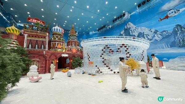 放假北上去左室內雪場玩