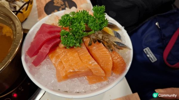 荃灣悅來酒店樓下商場牛之鍋，兩小時任食海鮮，刺身，甜品 #激...