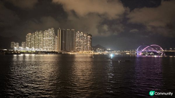 將軍澳海濱緩步徑，將軍澳好去處，無論日夜都不同景色