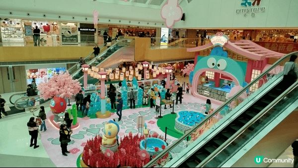馬鞍山新港城的Hangyodon主題的風生「水」起花庭園農曆...