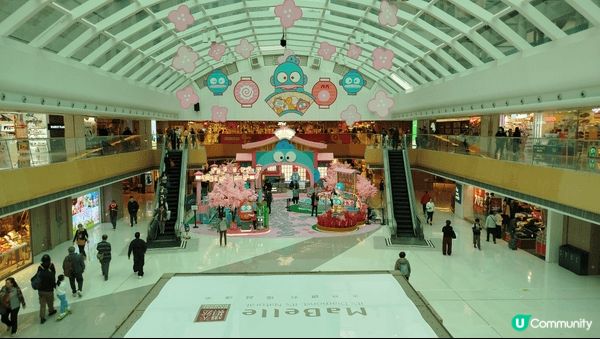馬鞍山新港城的Hangyodon主題的風生「水」起花庭園農曆...