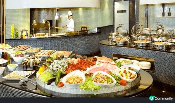 灣仔諾富特酒店的自助餐，有多種價錢組合，環境舒適，食物質素及...