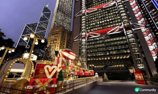 中環皇后像廣場花園化身「聖誕小鎮」