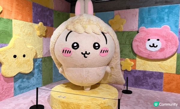 兔兔、Chiikawa、小白好得意，最鍾意兔兔，佢把聲好得意...