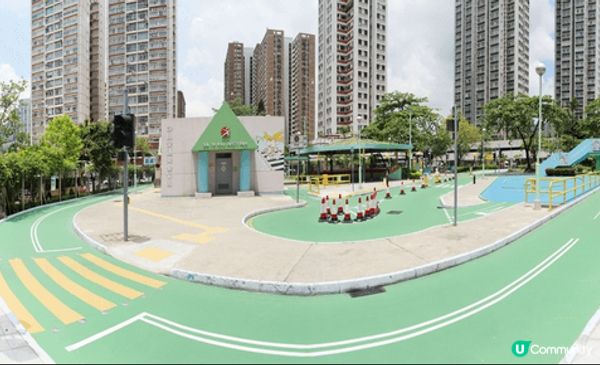 這是沙田交通安全公園，除了可給小孩練習單車/平衡車外，大人還...