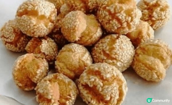 中國傳統賀年食品，油炸物！這些是芝麻球（Zhī Má Qíu...