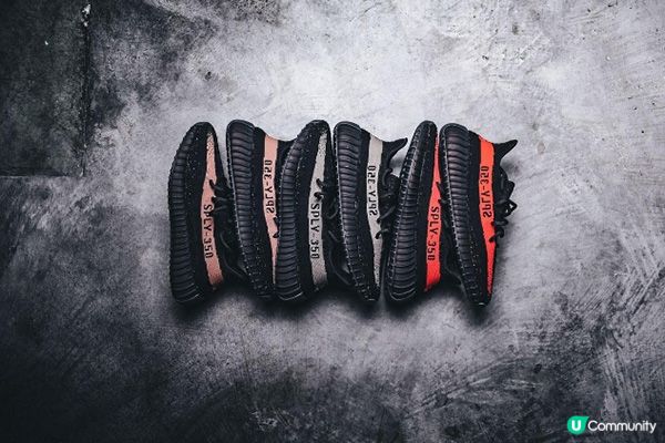 Yeezy 家族最具號召力的鞋型，經典油漆條