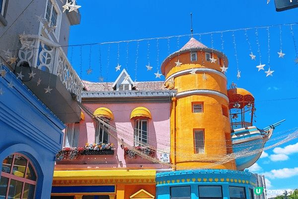 深圳梅拉尼亞小鎮，親子好去處。周圍都可以打卡，好似身處系童話...