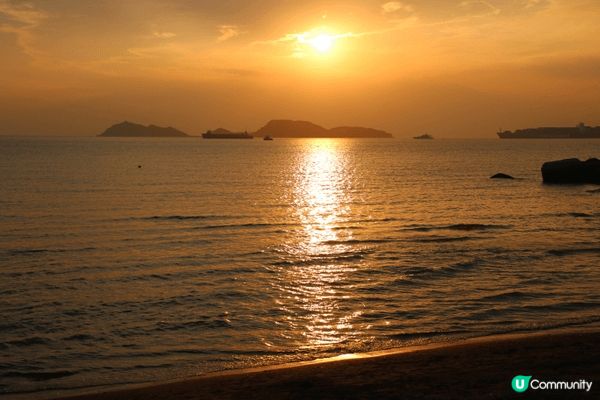 打卡地點: 屯門龍鼓灘  咁啱嗰次去嘅時候陽光猛烈, 陽光照...