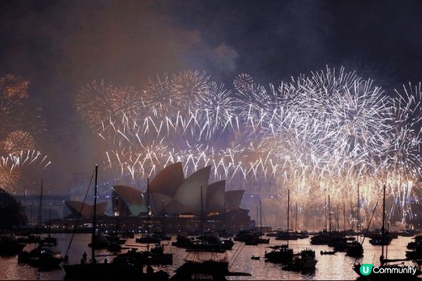 人生真係要去一次嘅悉尼跨年倒數煙花🎆
