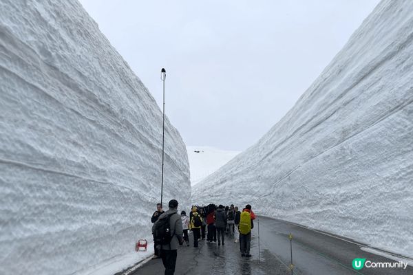 第一日開山去咗立山黑部 推薦👍🏻因為四月份仲睇到雪牆係幾壯觀...