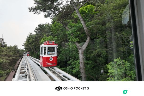 釜山膠囊小火車，首選在日落時間去，景色超靚。次選係太陽天氣好...