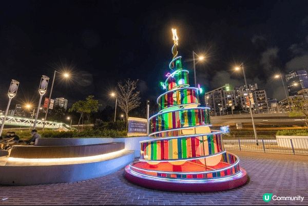 維港（聖誕燈飾一直都特別漂亮）