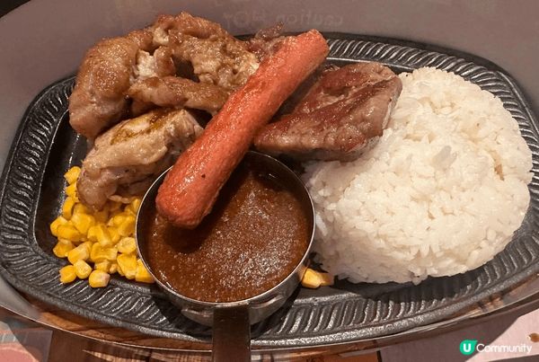 以上三張美食圖片，分別是西餐，傳統中菜及港人至愛的火鍋放題，...