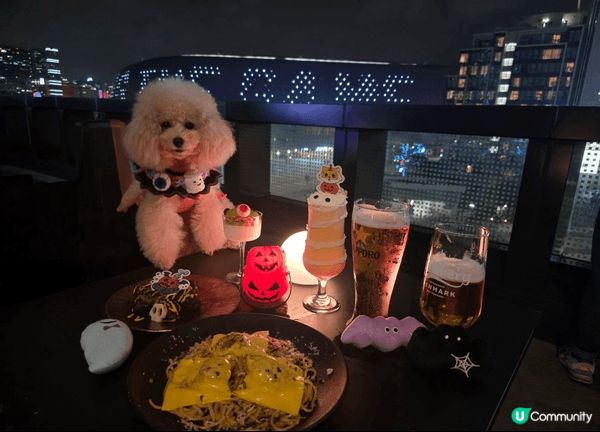 我哋出街食飯少不免都會揀啲可以帶狗狗嘅餐廳。第一張hello...
