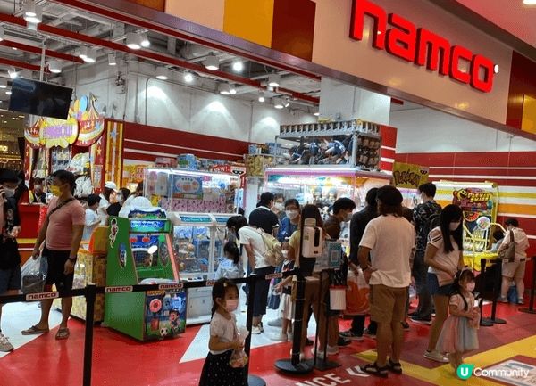 荃灣荃新天地namco, 地方勁大，機種都有好多，當然要夾返...