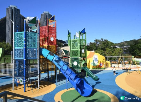 葵涌公園位於葵青區，2025年12月新開，可賞藍巴勒海峽，設...