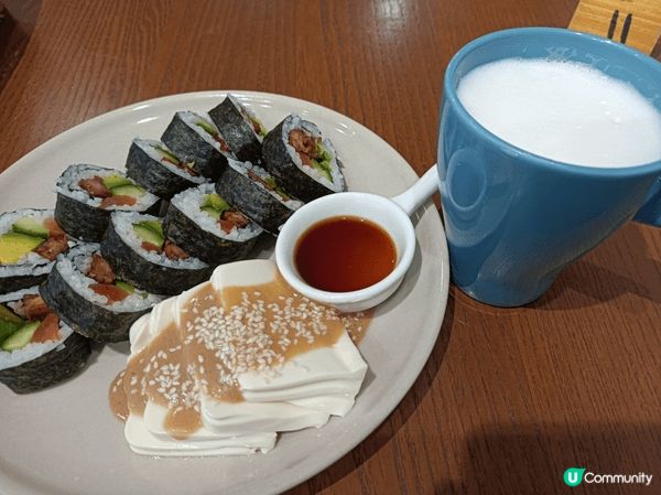 葵涌隱世素店Loving Nature～牛油果天貝壽司與麻醬...